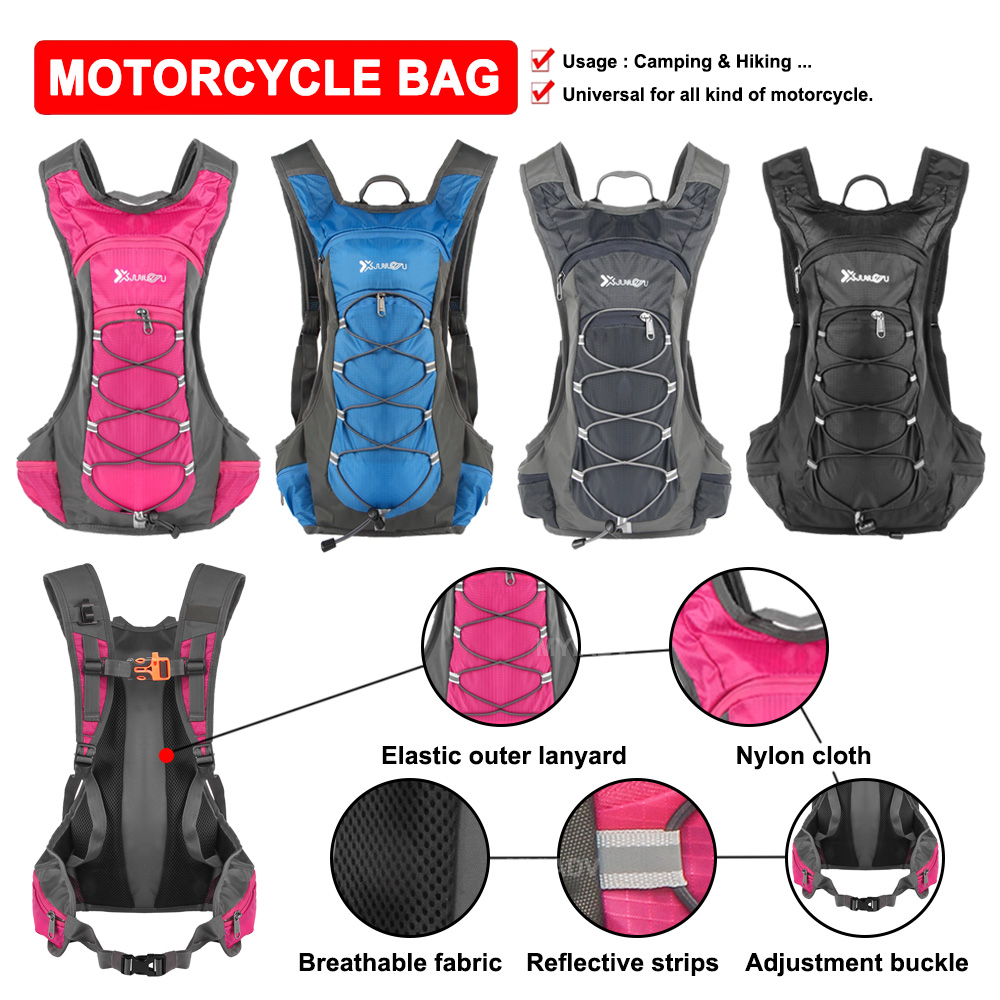 Cycling Gear Organizer - Mochila para motocicleta, mochila de almacenamiento