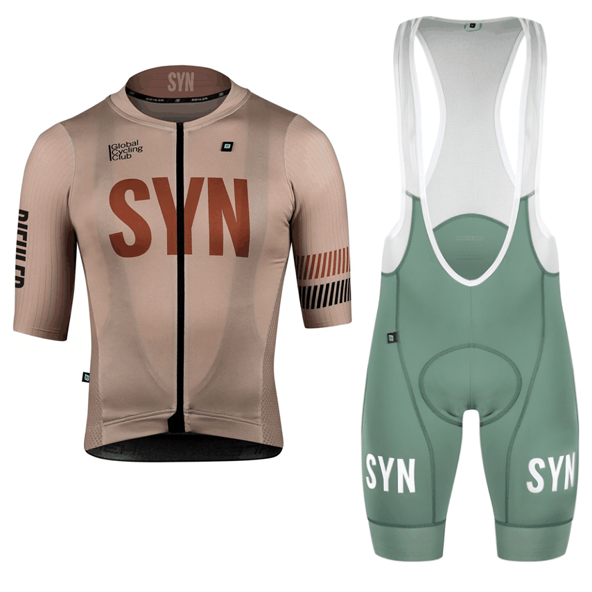 Cycling Bib Shorts - SYN ropa de ciclismo marrón para