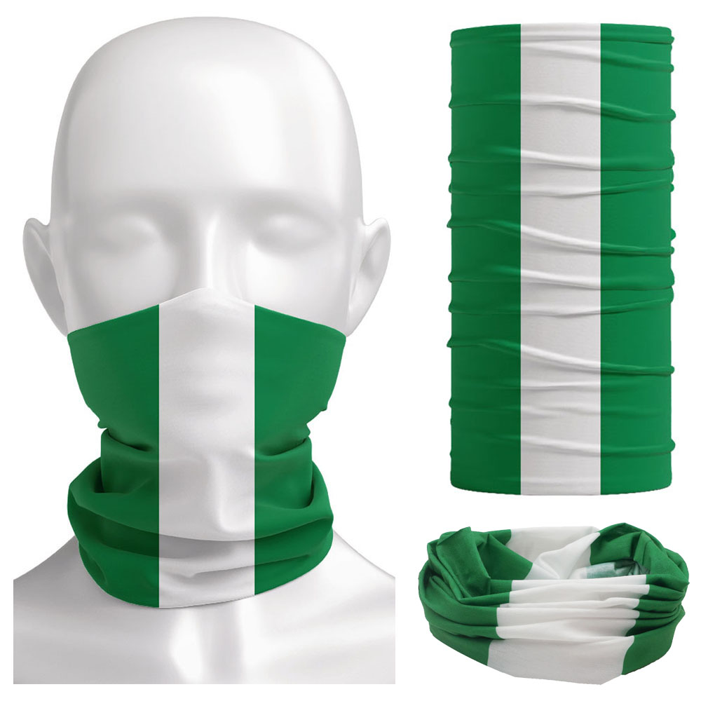 Cycle Gear - Pañuelo con bandera de Nigeria para