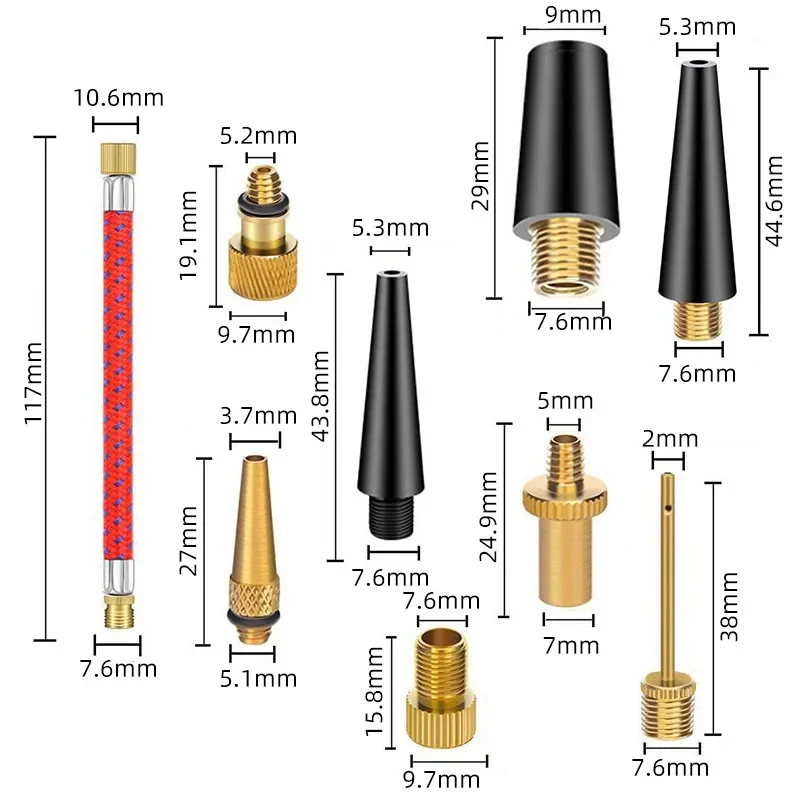 Kit de Inflado de Neumáticos d - Bike Tube Repair Kit reseña y precio