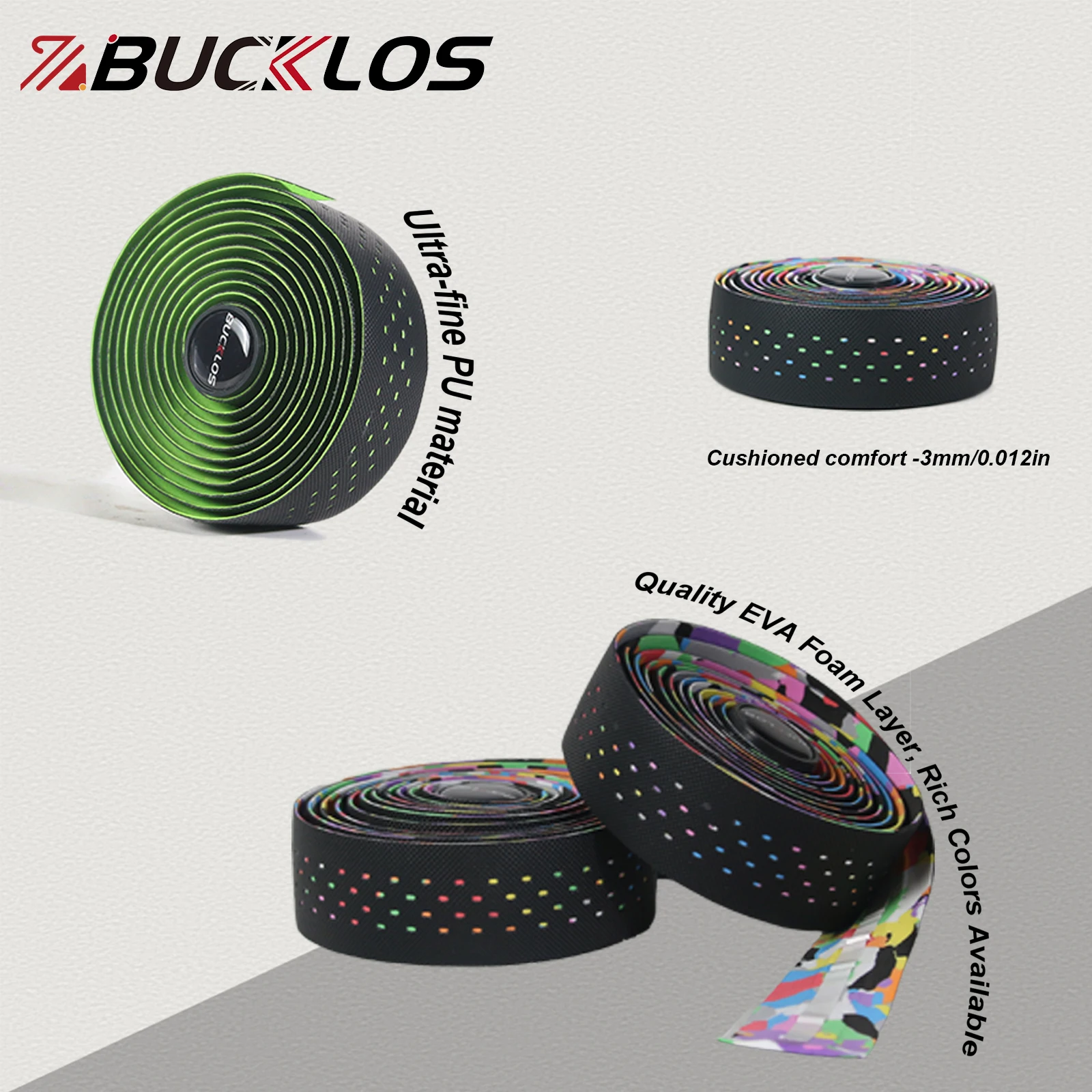 BUCKLOS-Cinta profesional para - Bike Handlebar Tape reseña y precio