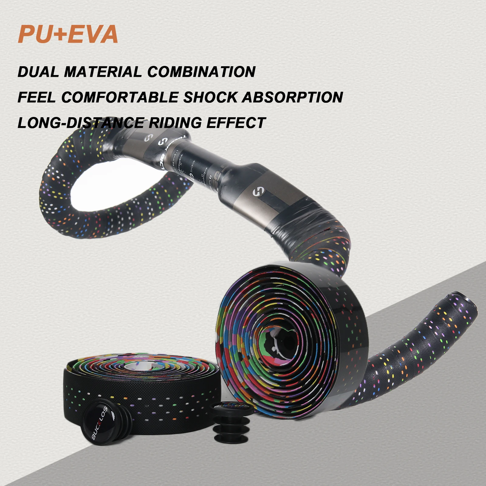 BUCKLOS-Cinta profesional para - Bike Handlebar Tape reseña y precio