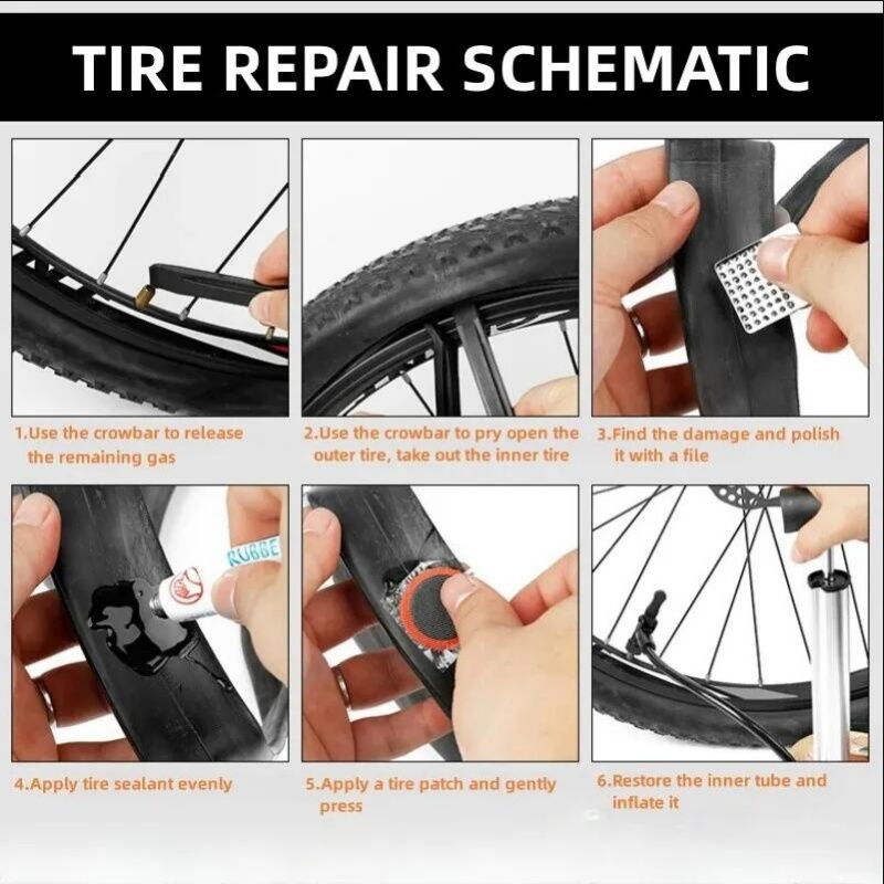 Kit de reparación de neumático - Bike Tube Repair Kit reseña y precio