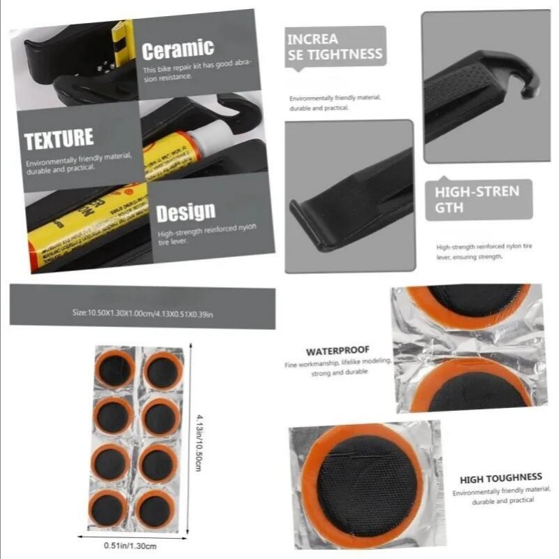 Kit de reparación de neumático - Bike Tube Repair Kit reseña y precio