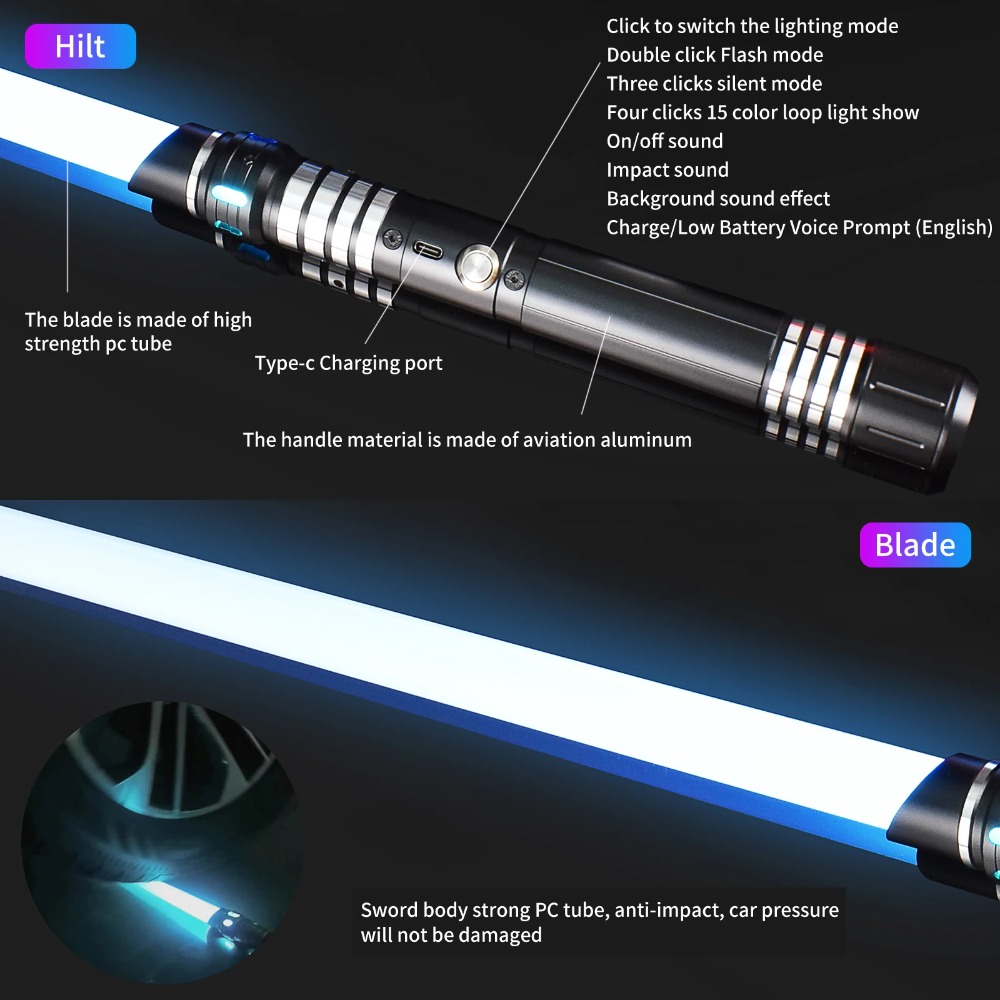 Sable de Luz LED AA-Color de A - Cycling Quads reseña y precio