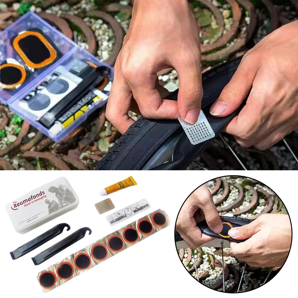 Kit de reparación de neumático - Bike Tube Repair Kit reseña y precio