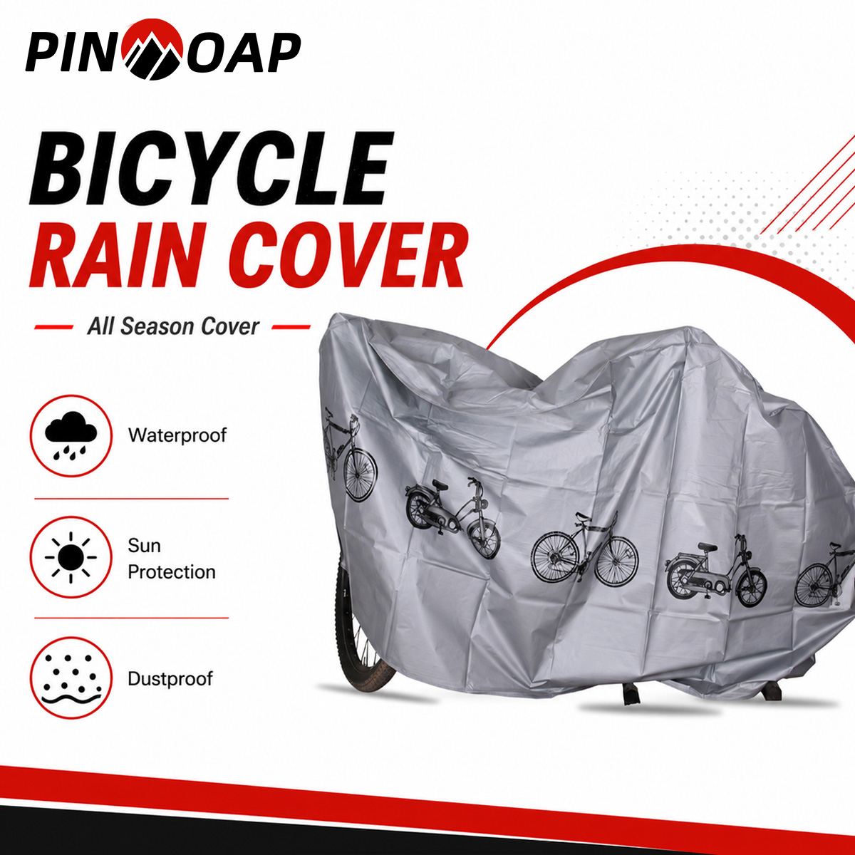 PINMOAP - Funda impermeable un - Cycling Gear Organizer reseña y precio