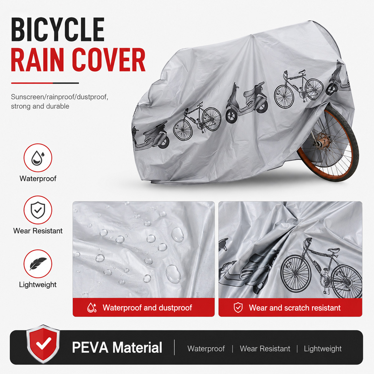 PINMOAP - Funda impermeable un - Cycling Gear Organizer reseña y precio