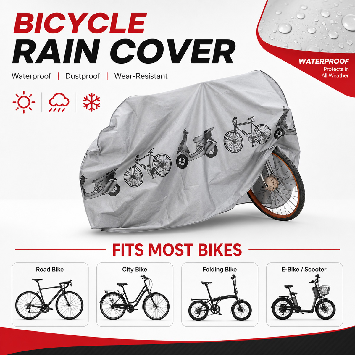 PINMOAP - Funda impermeable un - Cycling Gear Organizer reseña y precio