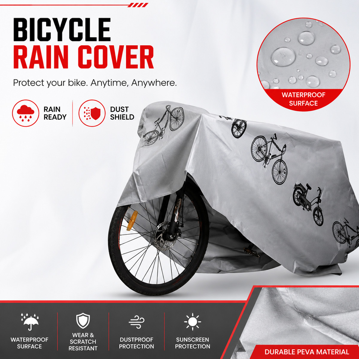 PINMOAP - Funda impermeable un - Cycling Gear Organizer reseña y precio